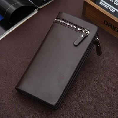 Men's Leather Wallet Zip Style