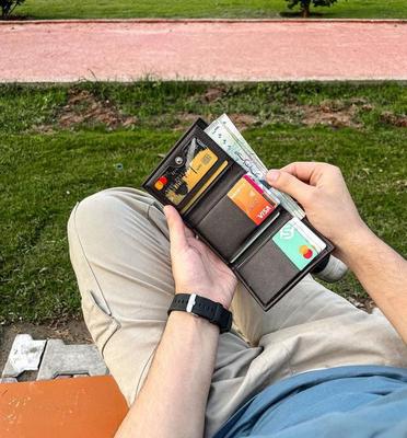 Leather Wallet 3 Folds