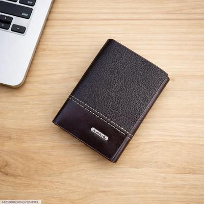 Baellery Brand Business Trifold Leather Wallet, Cardholder