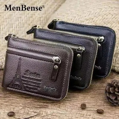 Men's PU Leather Wallet Zip Style