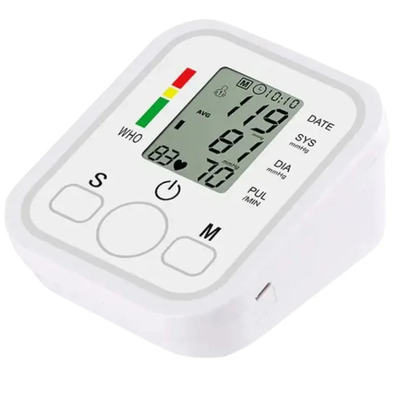 Digital Blood Pressure Monitor | Upper Arm Automatic BP Machine with Large LCD Display